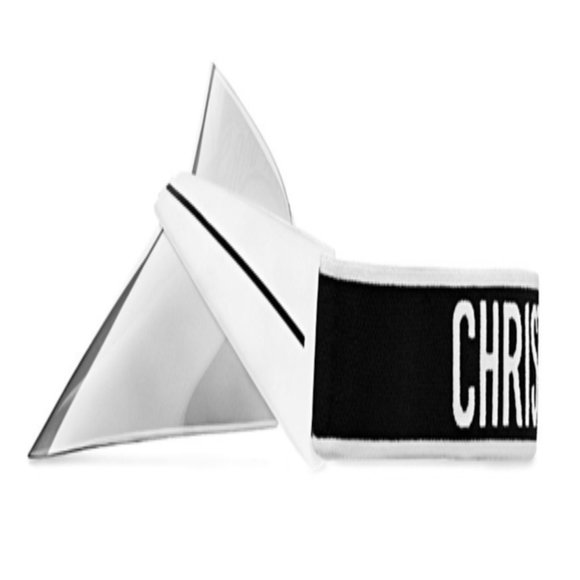 Dior White and Black Visor Sunglasses - Picture 5 of 7